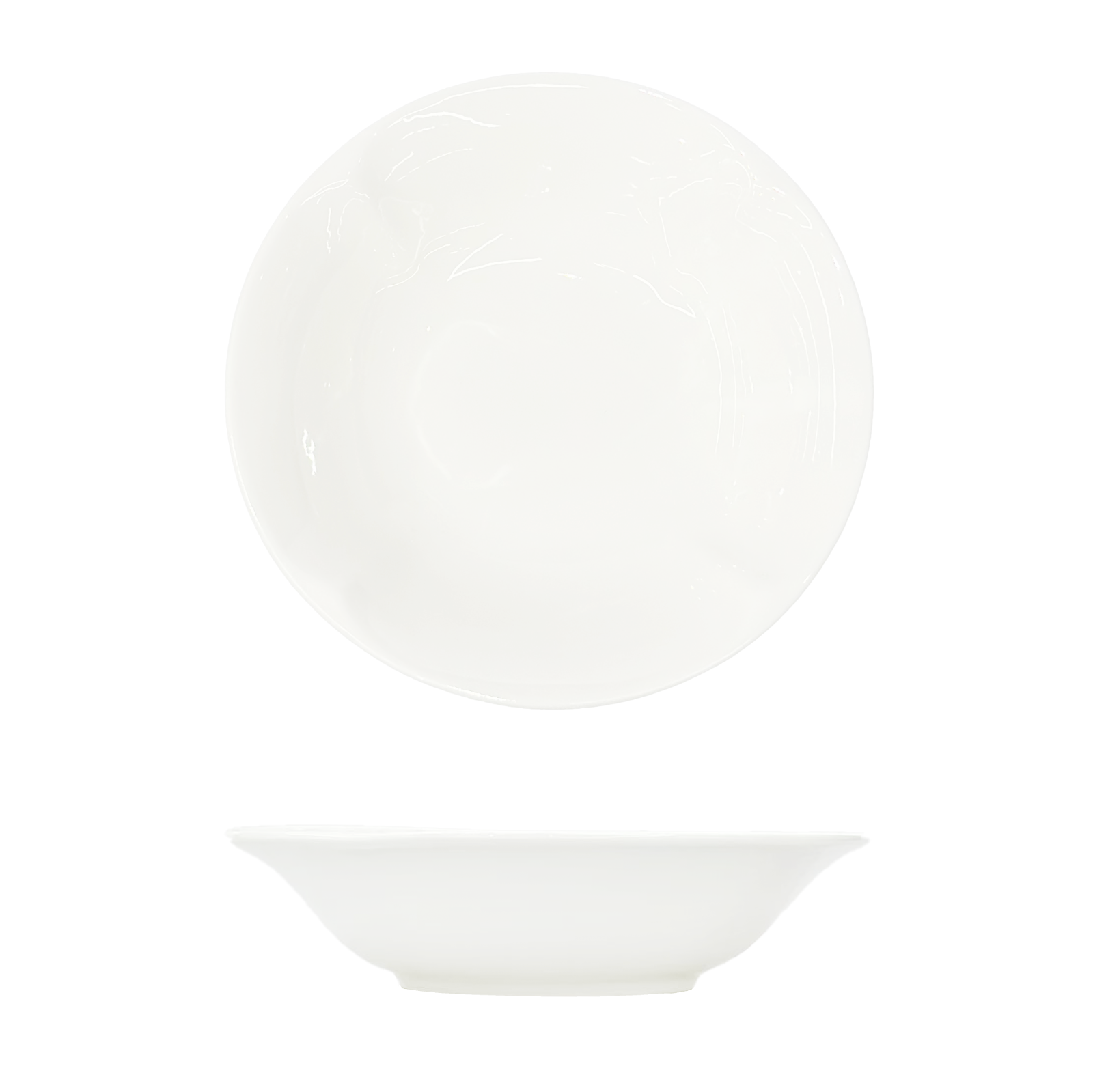 YX-BC-8'' Mangnolia Reverse Rim Bowl 8 玉兰反边碗
