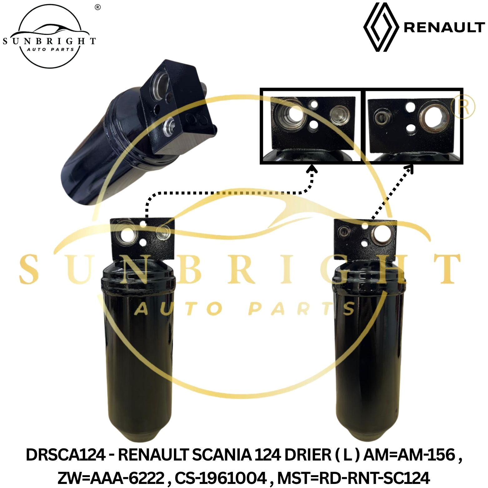 RENAULT SCANIA 124 DRIER ( L ) AM=AM-156 , ZW=AAA-6222 , CS-1961004 , MST=RD-RNT-SC124