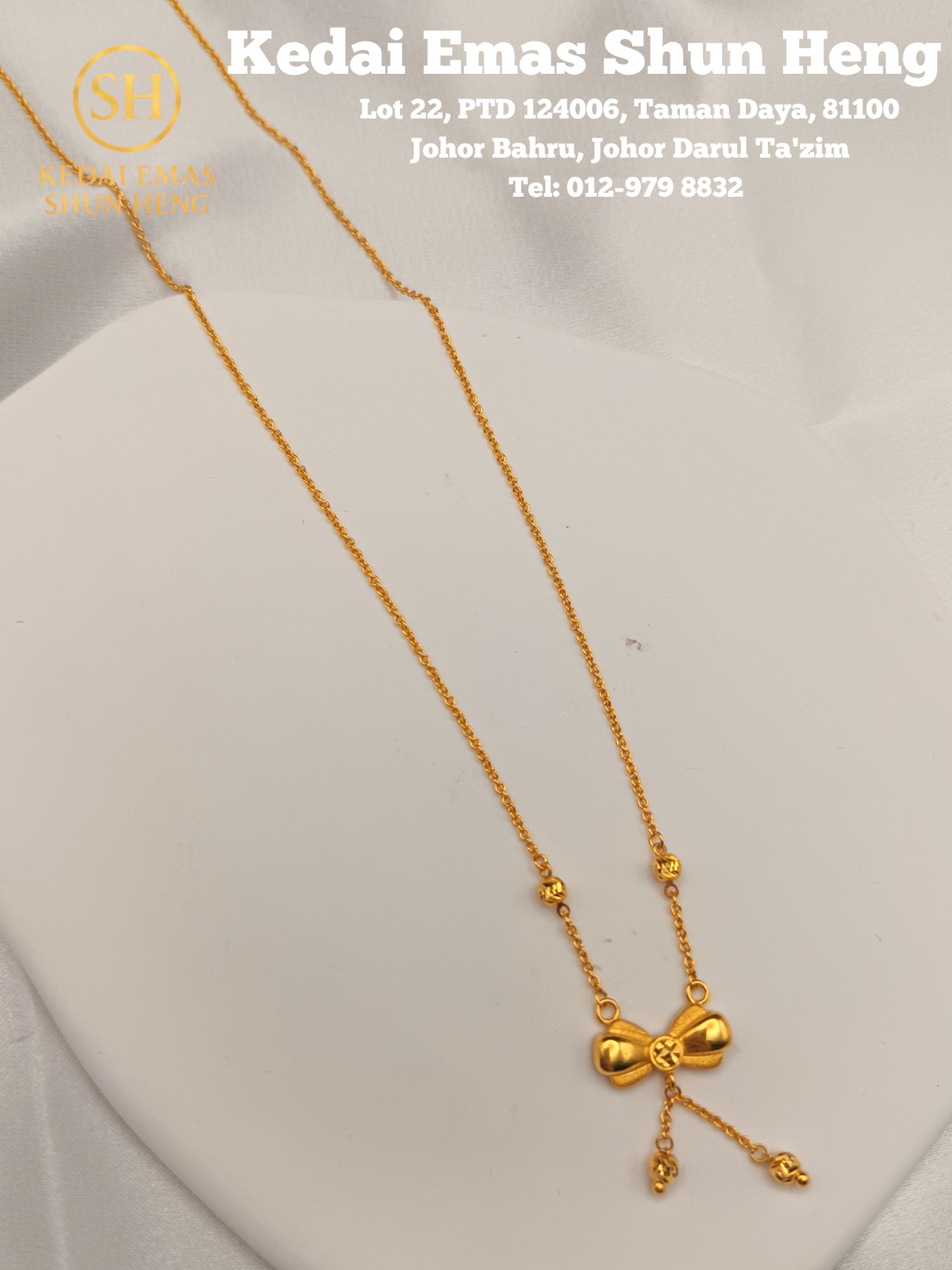 Rantai Leher Ribbon