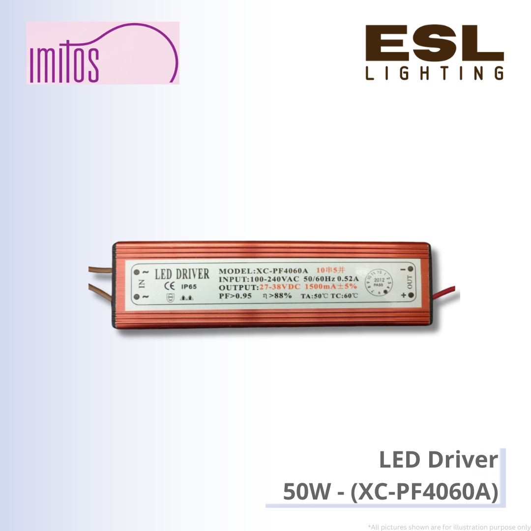 IMITOS LED Driver 50W - XC-PF4060A IP65