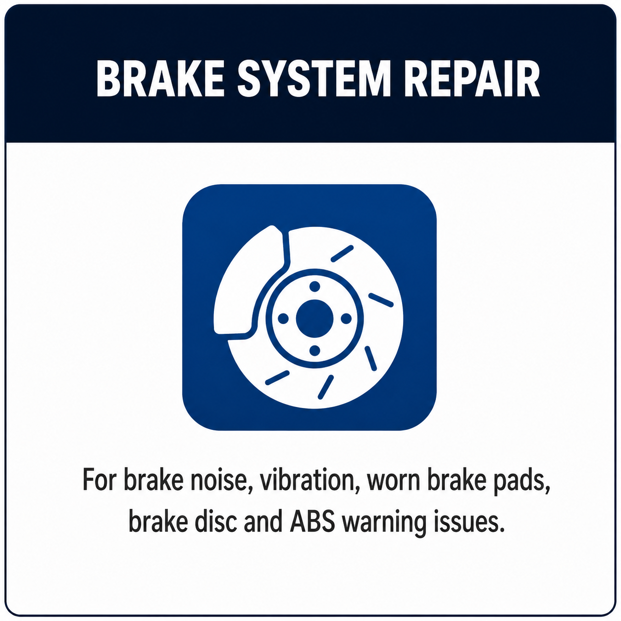 Brake System Repair