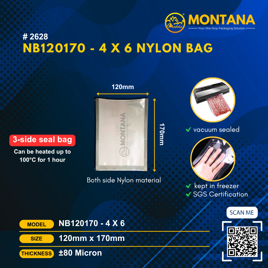 (2628) NB120170 - 4 x 6 NYLON BAG