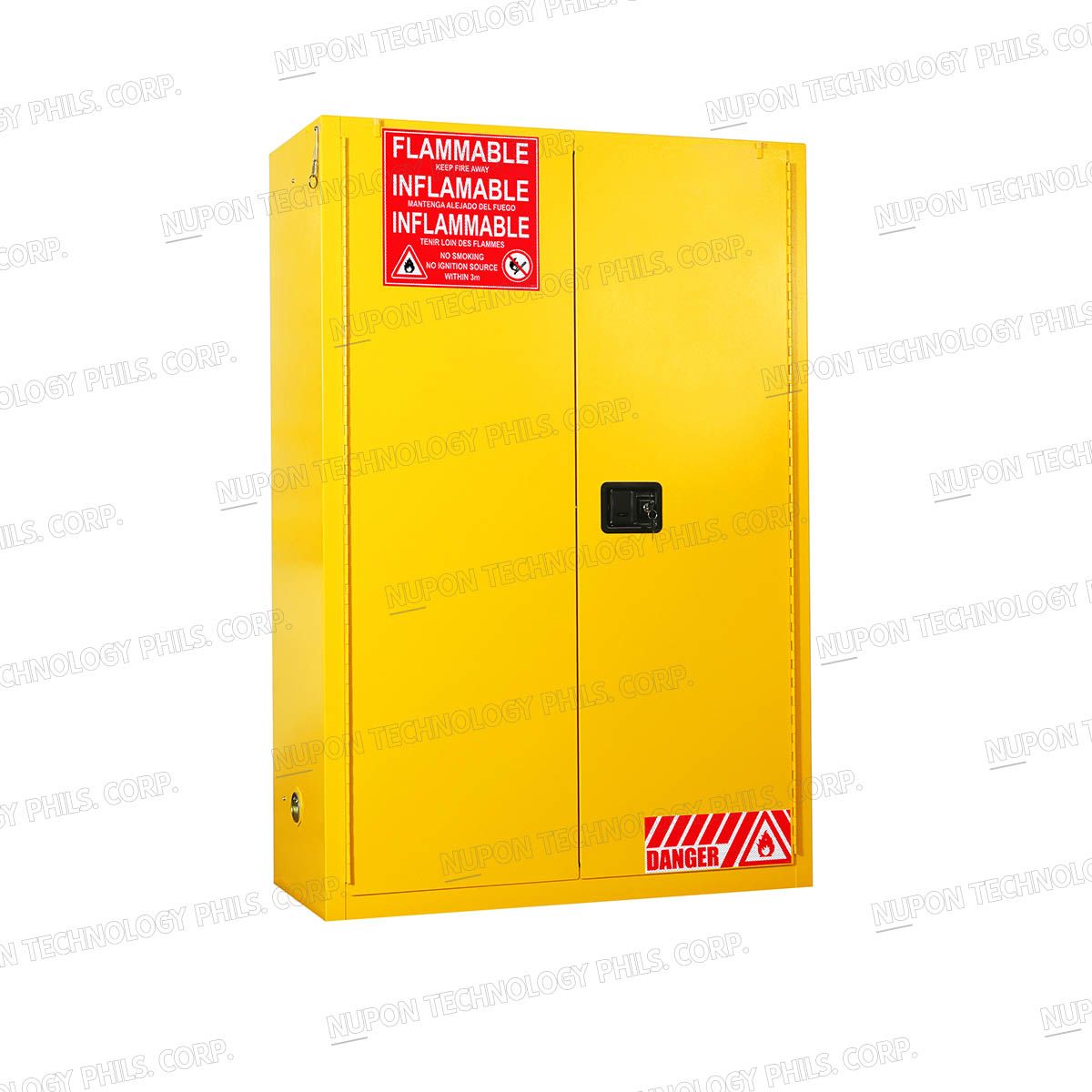 SELF-CLOSING DOOR 45 GAL FLAMMABLE SAFETY CAN STORAGE CABINETS