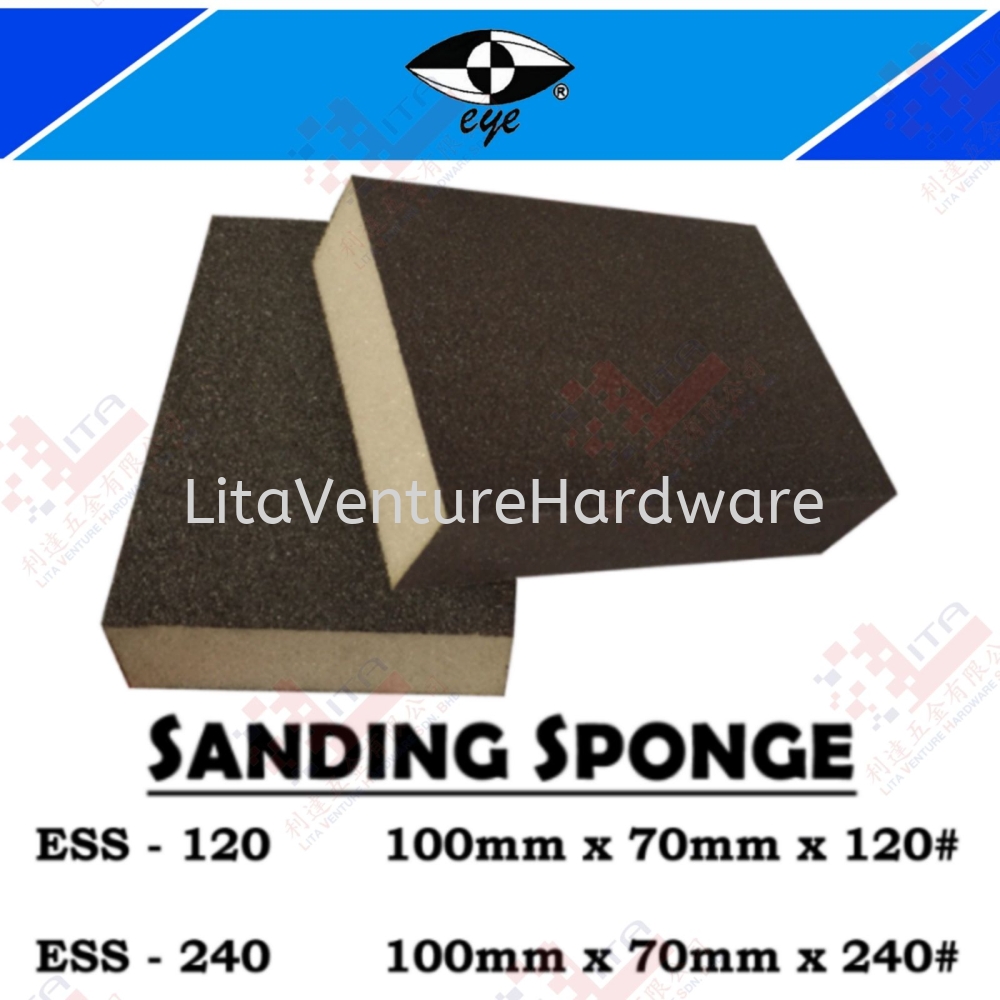 EYE BRAND SANDING SPONGE - ESS120 ESS240