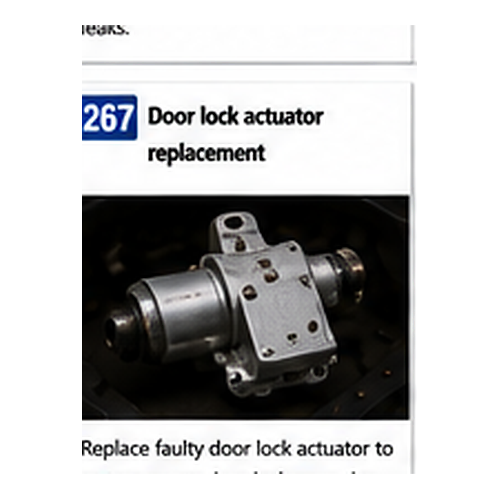 Door Lock Actuator Replacement