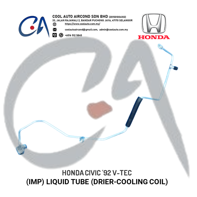 HONDA CIVIC '92 V-TEC (IMP) LIQUID TUBE (DRIER-COOLING COIL)