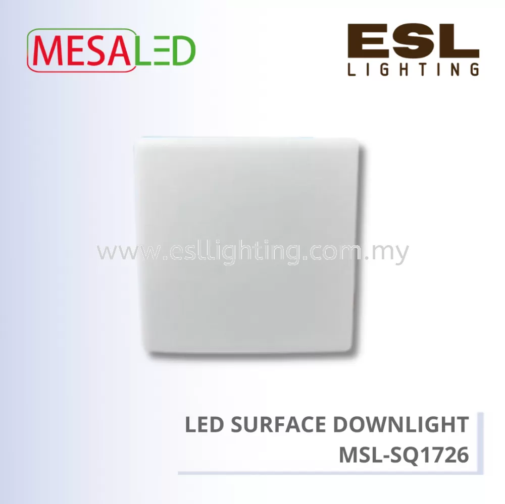 MESALED LED SURFACE DOWNLIGHT SQUARE 24W - MSL-SQ1726