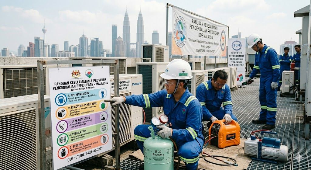 Malaysia safe refrigerant technician procedures