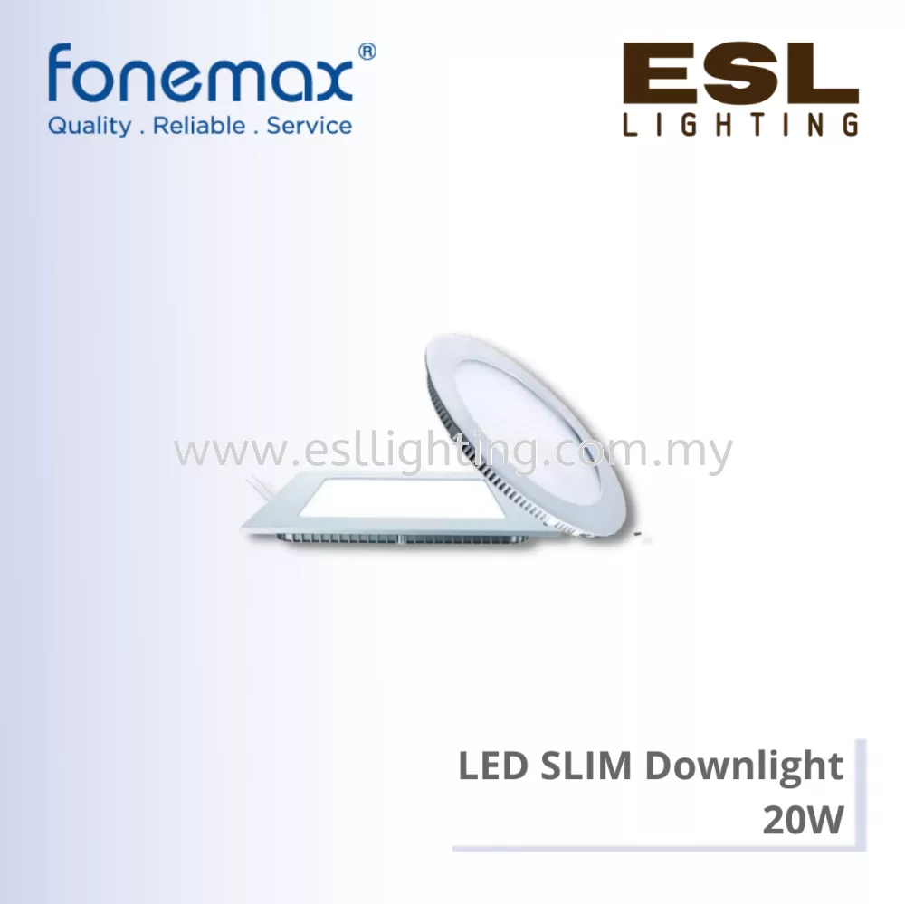 FONEMAX LED SLIM Downlight Round 20W - 225R