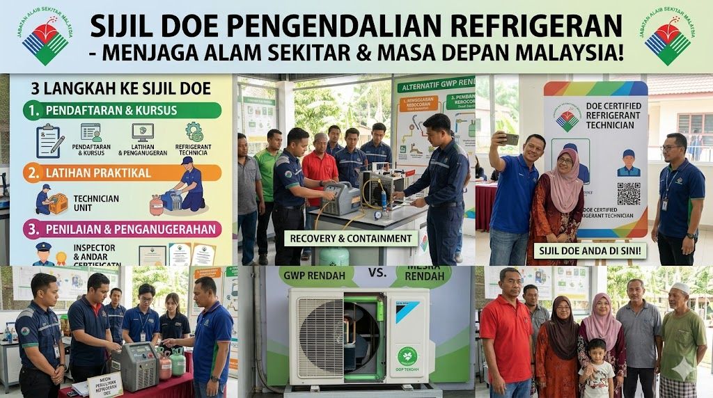 DOE Malaysia refrigerant certification