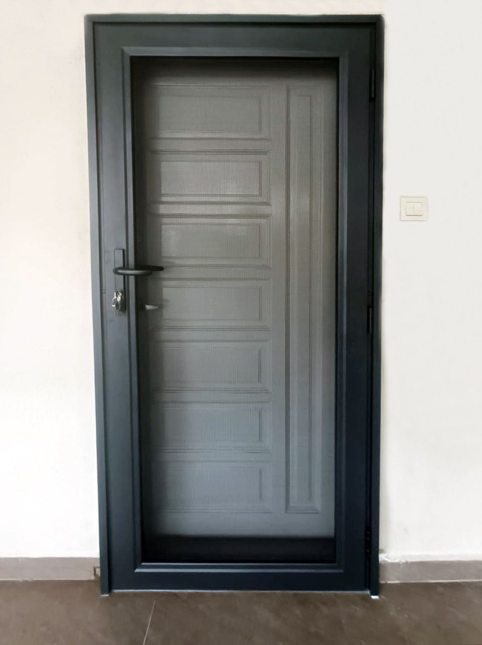 Security Mesh Hinge Door @ Melawati Selangor