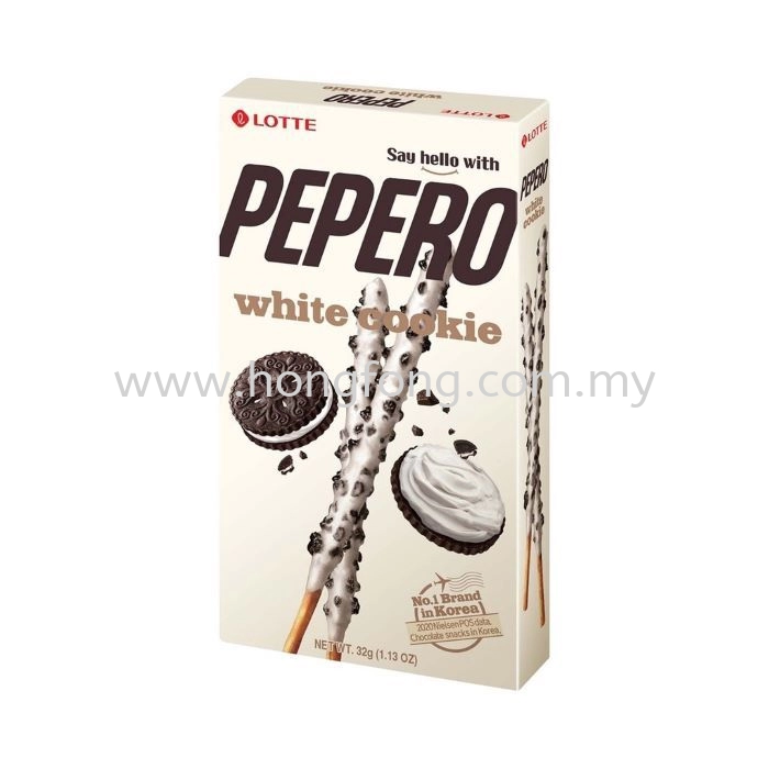 LOTTE PEPERO (ENG)WHITE COOKIES 32G-HALAL