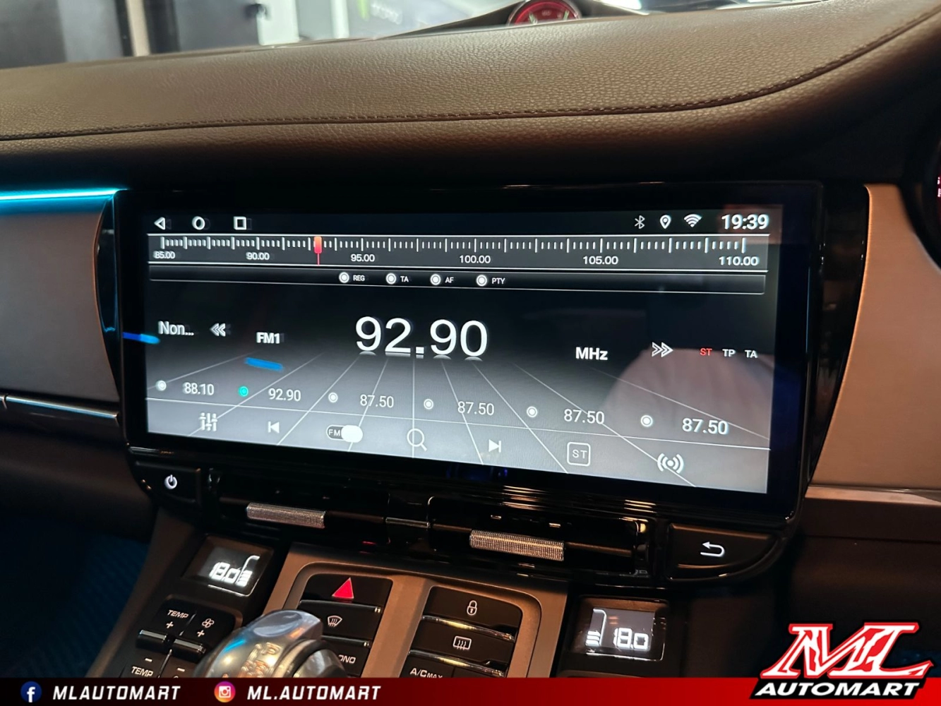 Porsche Panamera 970 Horizontal Style Android Monitor (12.3") 