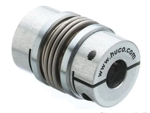  693-2411 - Huco Bellows Coupling, 26mm Outside Diameter, 8mm Bore, 37.5mm Length Coupler