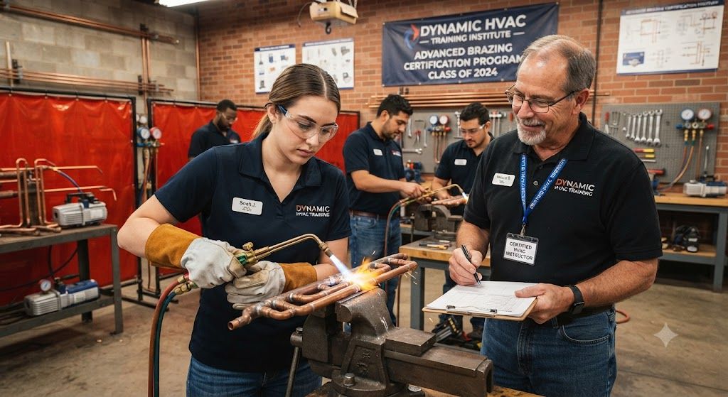 advanced HVAC brazing certification program