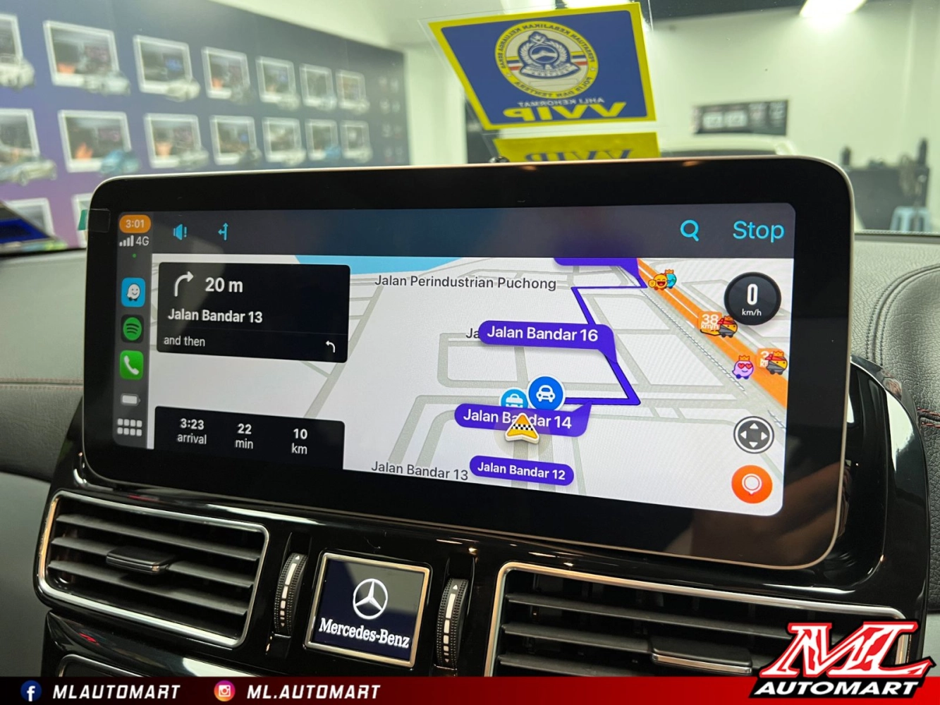 Mercedes Benz GLE Class W166 Android Monitor (12.3")