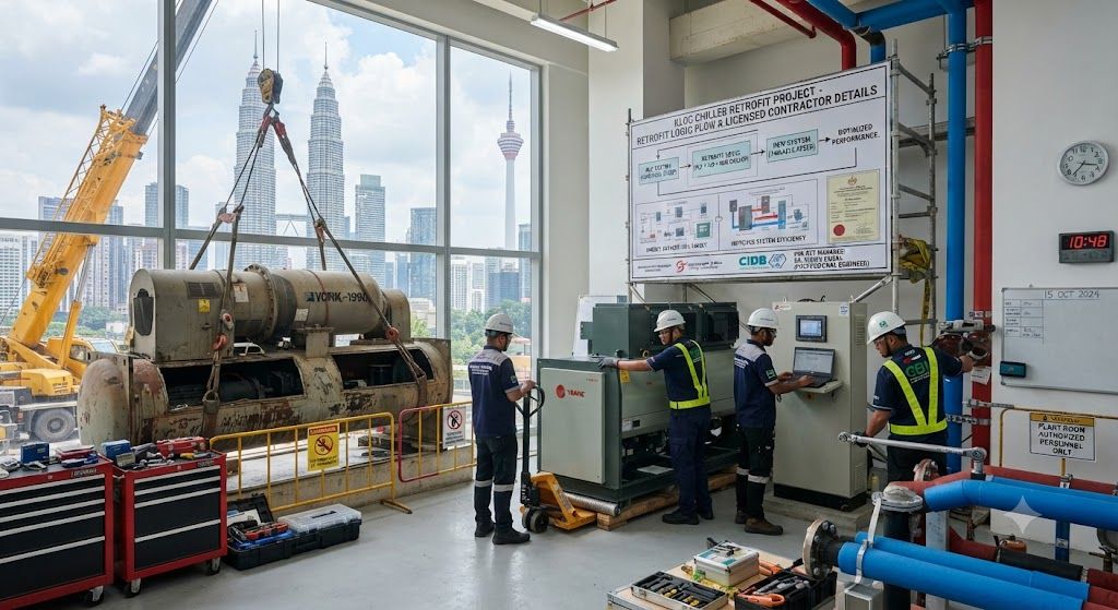 Licensed chiller retrofit contractor KL