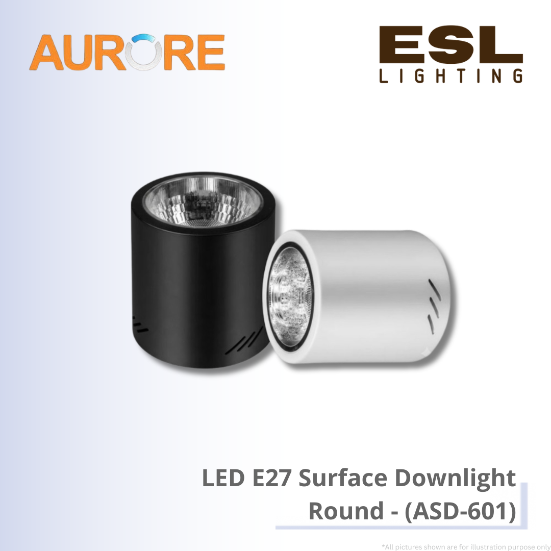 AURORE LED E27 Surface Downlight Round - ASD-601