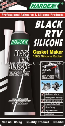 RS-660 - Gasket Maker Black RTV Silicone