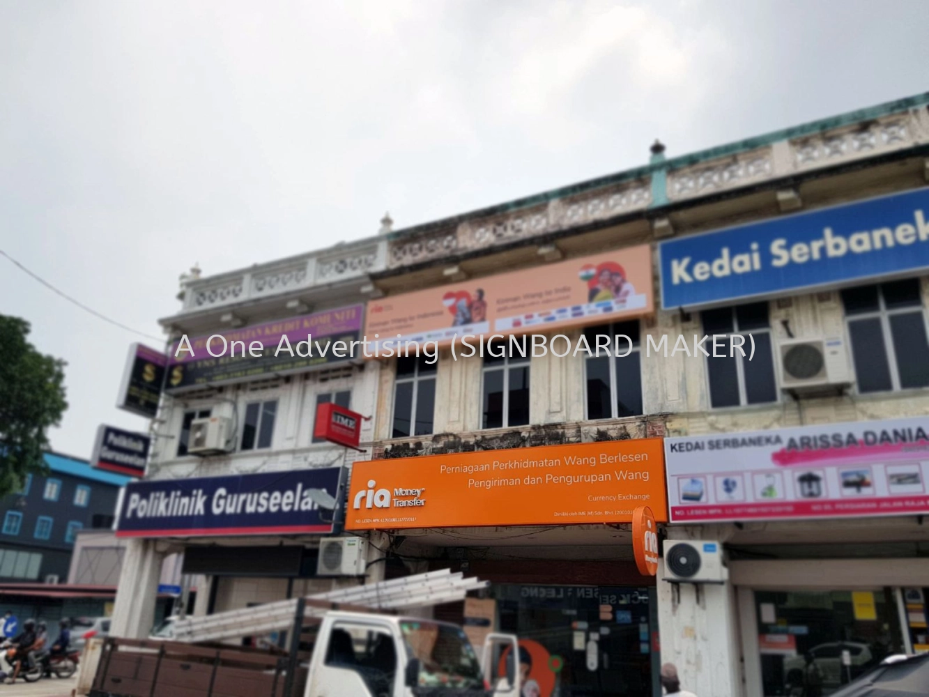 Ria Money Transfer 3D Box Up Lettering Signage Printing Service ...