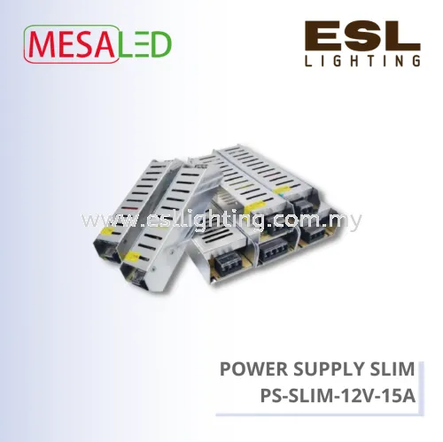 MESALED POWER SUPPLY SLIM 180W - PS-SLIM-12V-15A