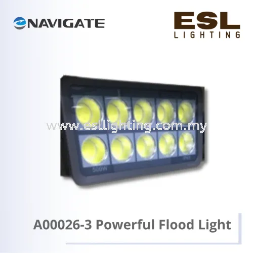 NAVIGATE A00026-3 POWERFUL FLOOD LIGHT - NT-JG300W / NT-JG400W / NT-JG600W