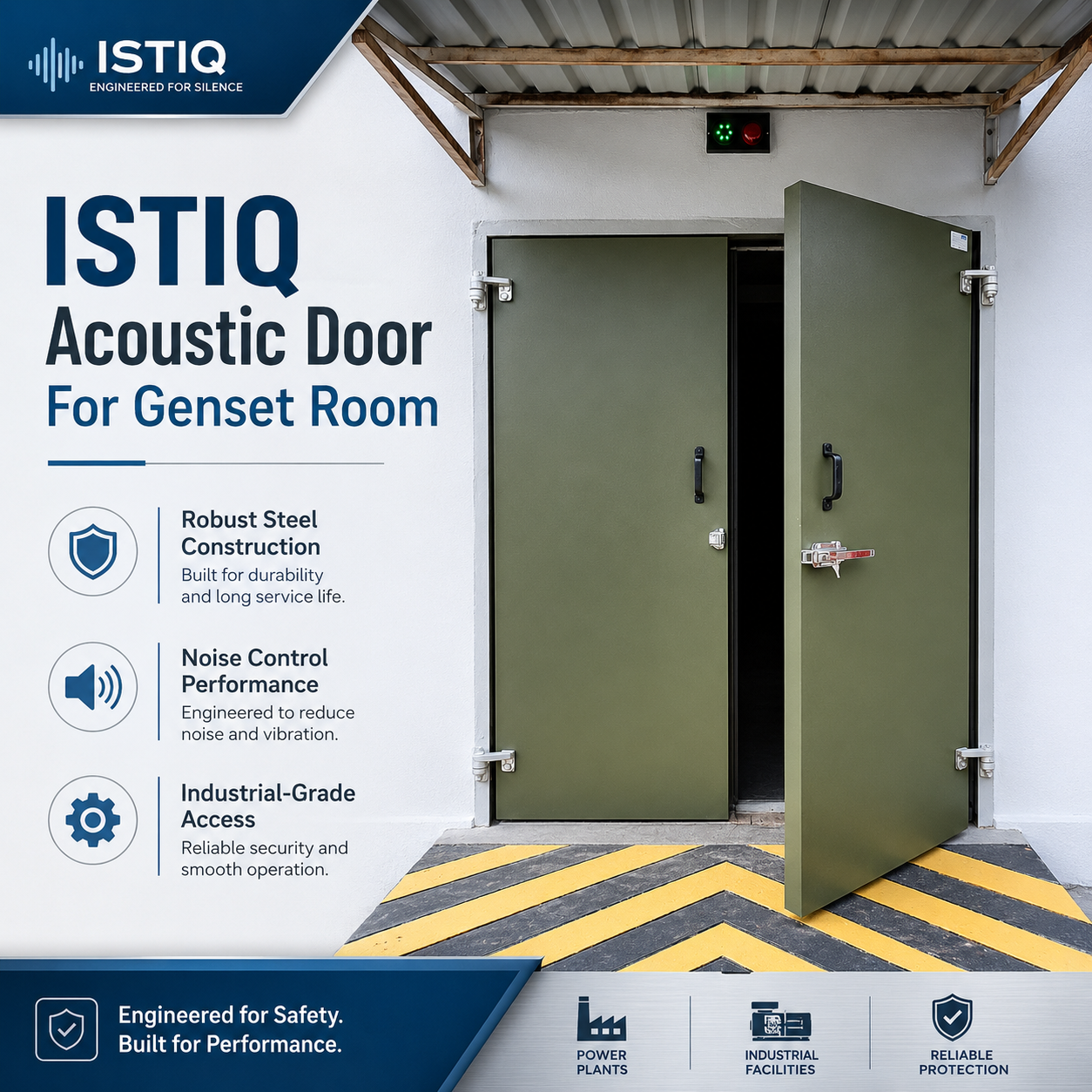 Acoustic Steel Door