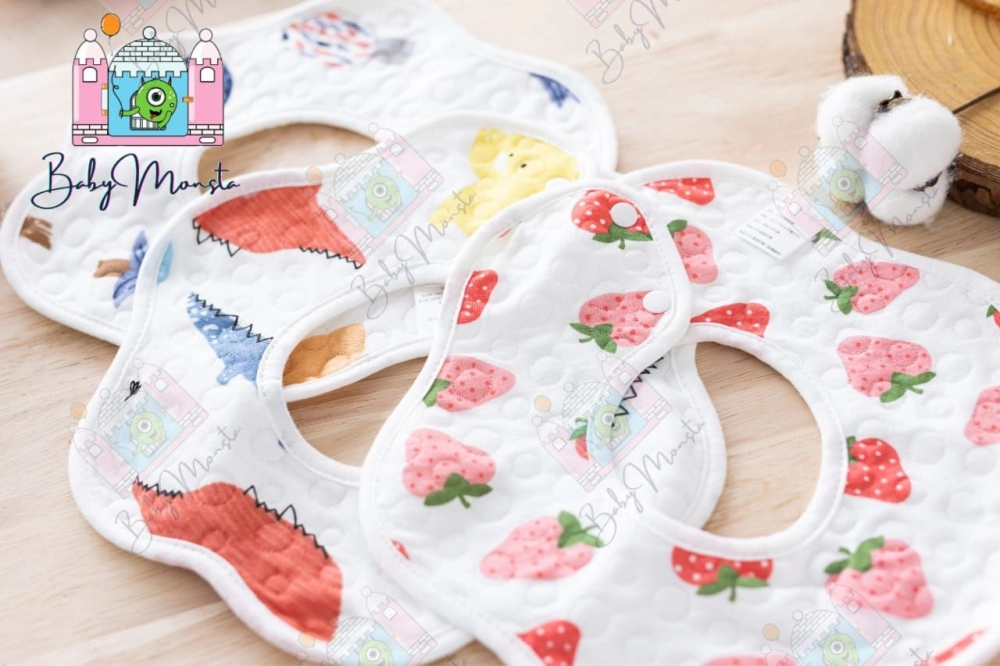 Johor Bahru (JB) Baby Monsta Baby Handkerchief 25*25CM 100% Cotton 6 Layer  Baby Saliva Towels Baby Burp Bibs Infant Nursing Cloths Breathable Soft  Face Hand Towel Handkerchief Baby Wear & Accessories from