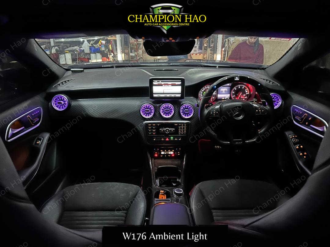 MERCEDES BENZ W176 AMBIENT LIGHT