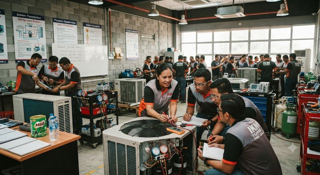 HVAC maintenance training workshop Malaysia