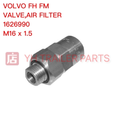 VALVE , AIR FILTER VOLVO 1626990