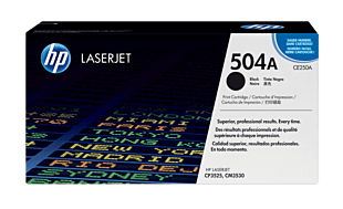 HP 504A Black Original LaserJet Toner Cartridge CE250A