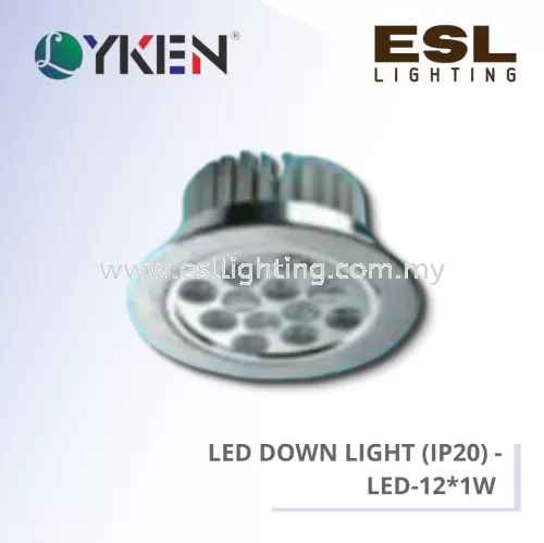 LYKEN ECO-LITE LED DOWNLIGHT IP20 - L2008-12WD / L2008-12WW