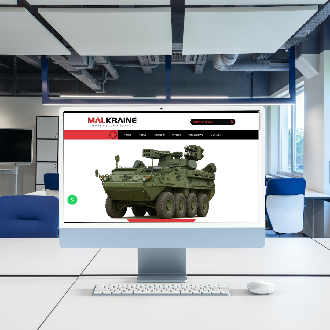 Defense Security Equipment Supplier Website Design & SEO | Kuala Lumpur