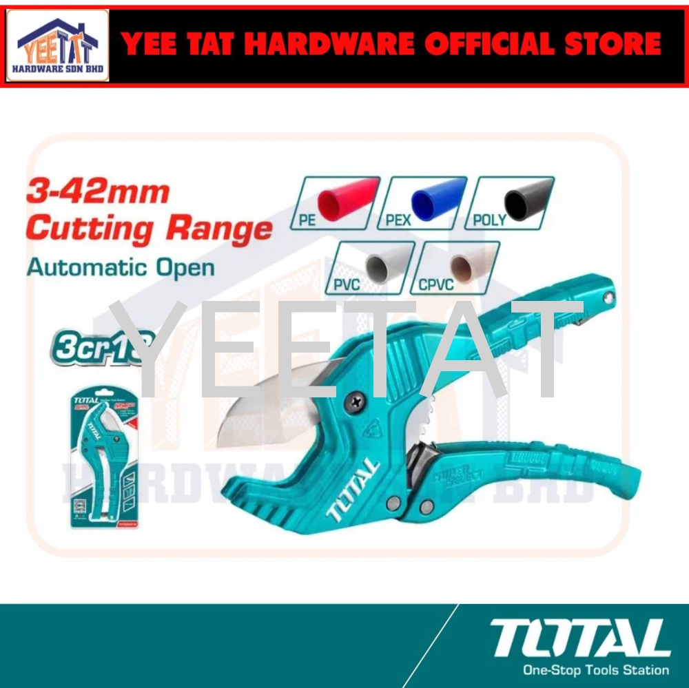 [ TOTAL ] THT534216 Tools Pipe Cutter (3-42mm)