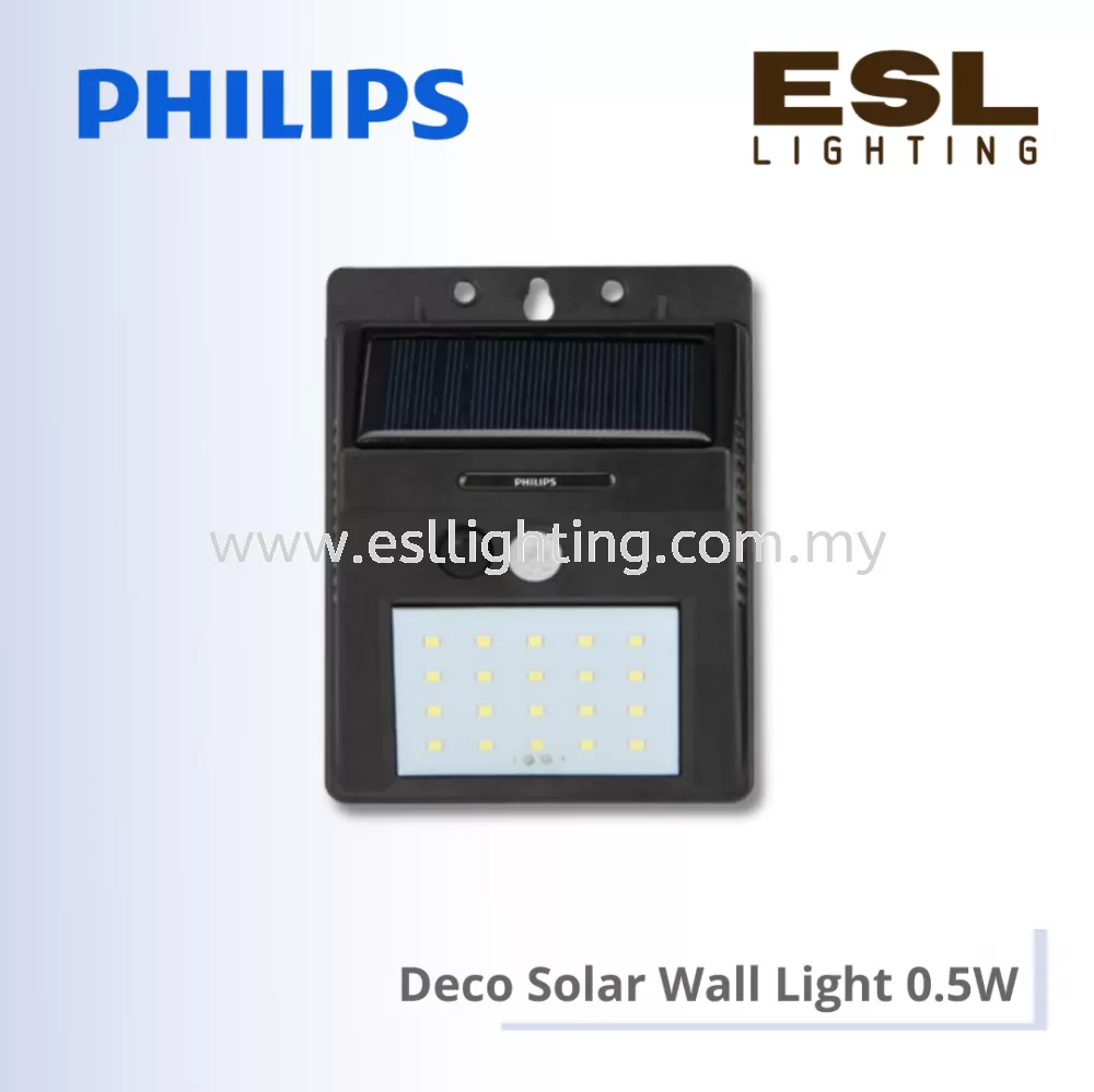 PHILIPS Deco Solar Wall Light 0.5W - BWS050 LED5/765