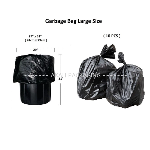 29" x 31" Garbage Bag L Size / beg sampah