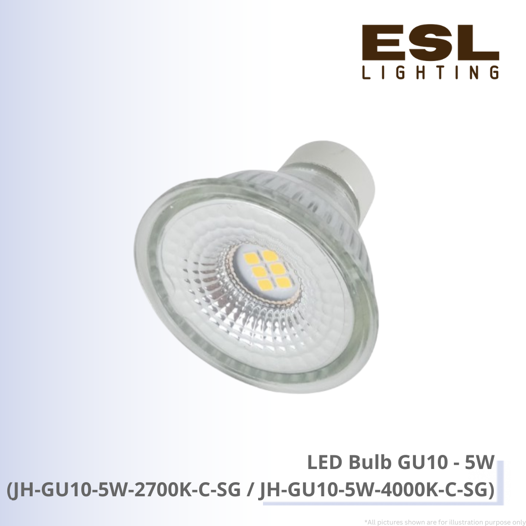 LED Bulb GU10 5W - JH-GU10-5W-2700K-C-SG / JH-GU10-5W-4000K-C-SG