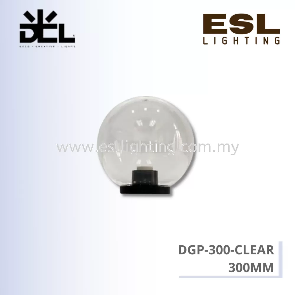 DCL OUTDOOR LIGHT DGP-300-CLEAR (300MM)