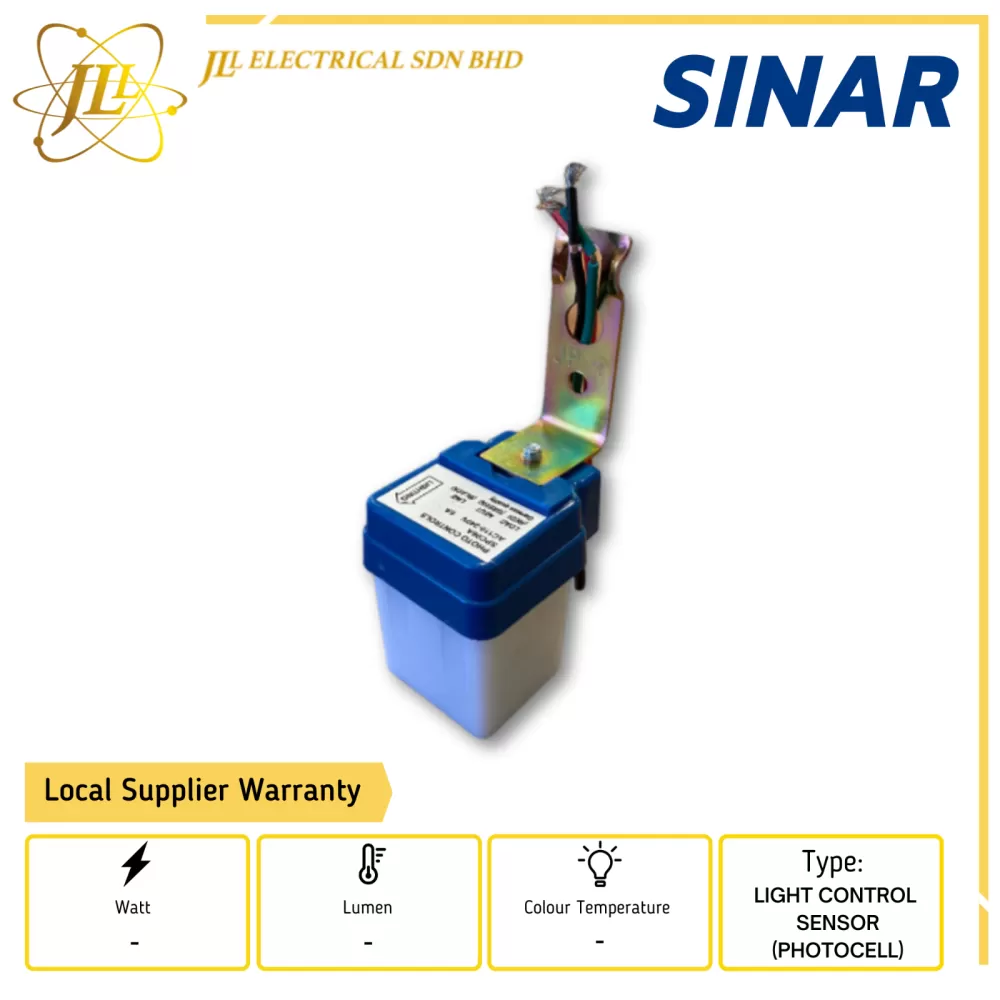 SINAR SPC06A 6A IP44 PHOTOCELL LIGHT-CONTROL SENSOR 