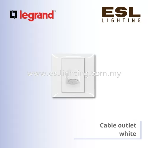 Legrand Belanko™ Cable outlet white