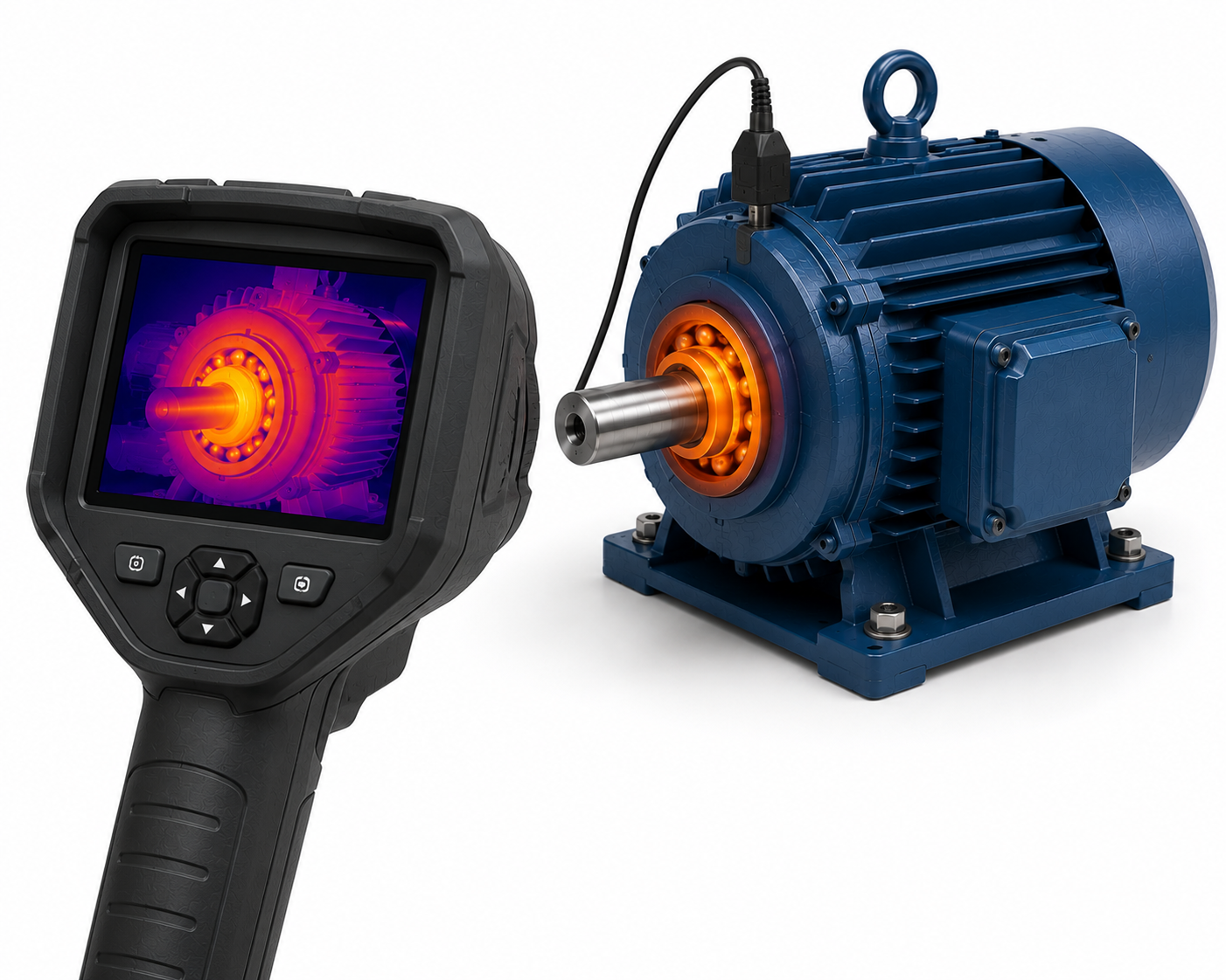 Electric Bearing Thermal Imaging Inspection