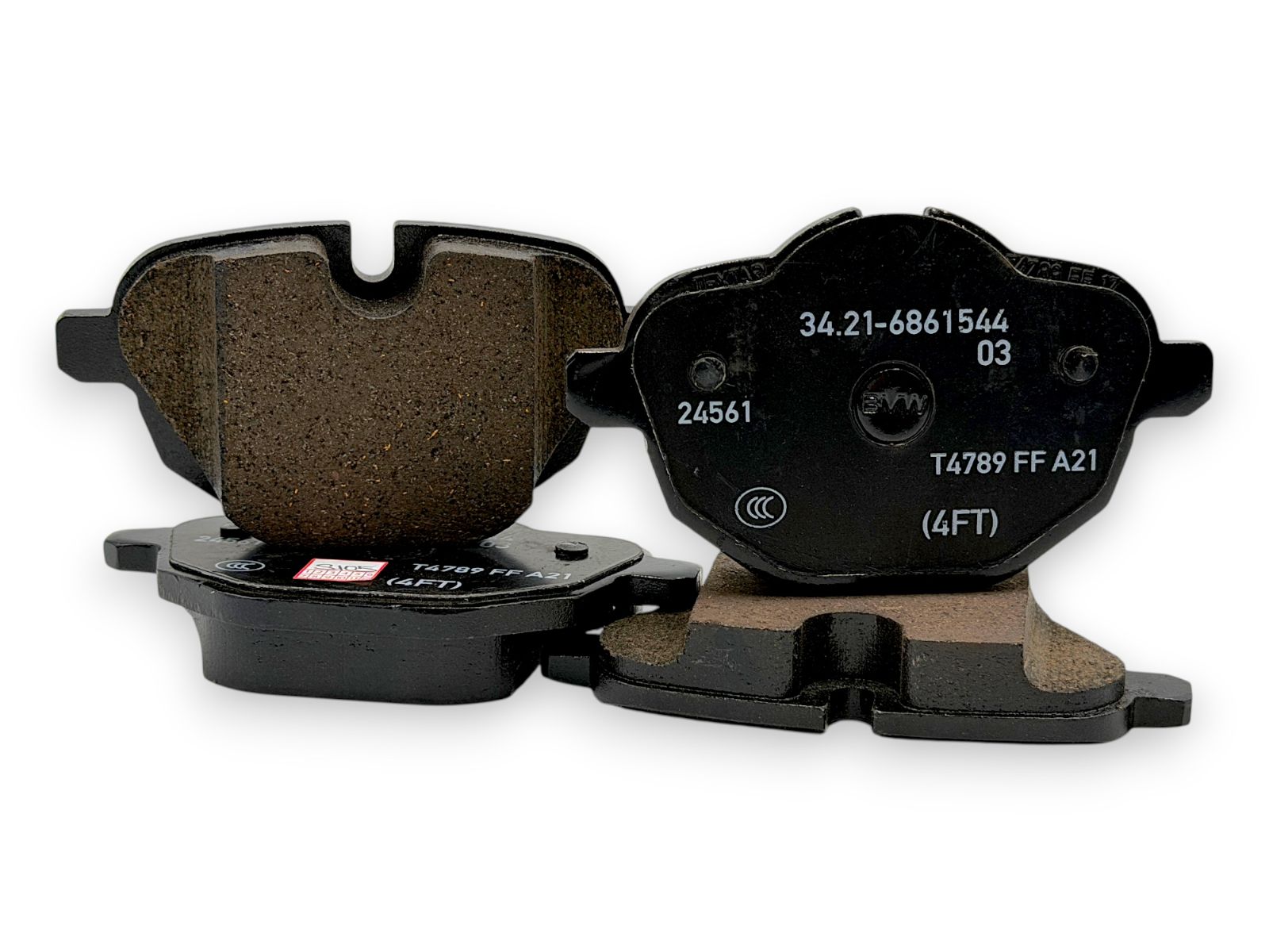 BMW 5-SERIES F10,G30,G31,6-SERIES F12,F13 G32,X3 F25,G01,X4 F26,G02 DISC BRAKE PAD REAR*(34212456869,34216885451) 2456101