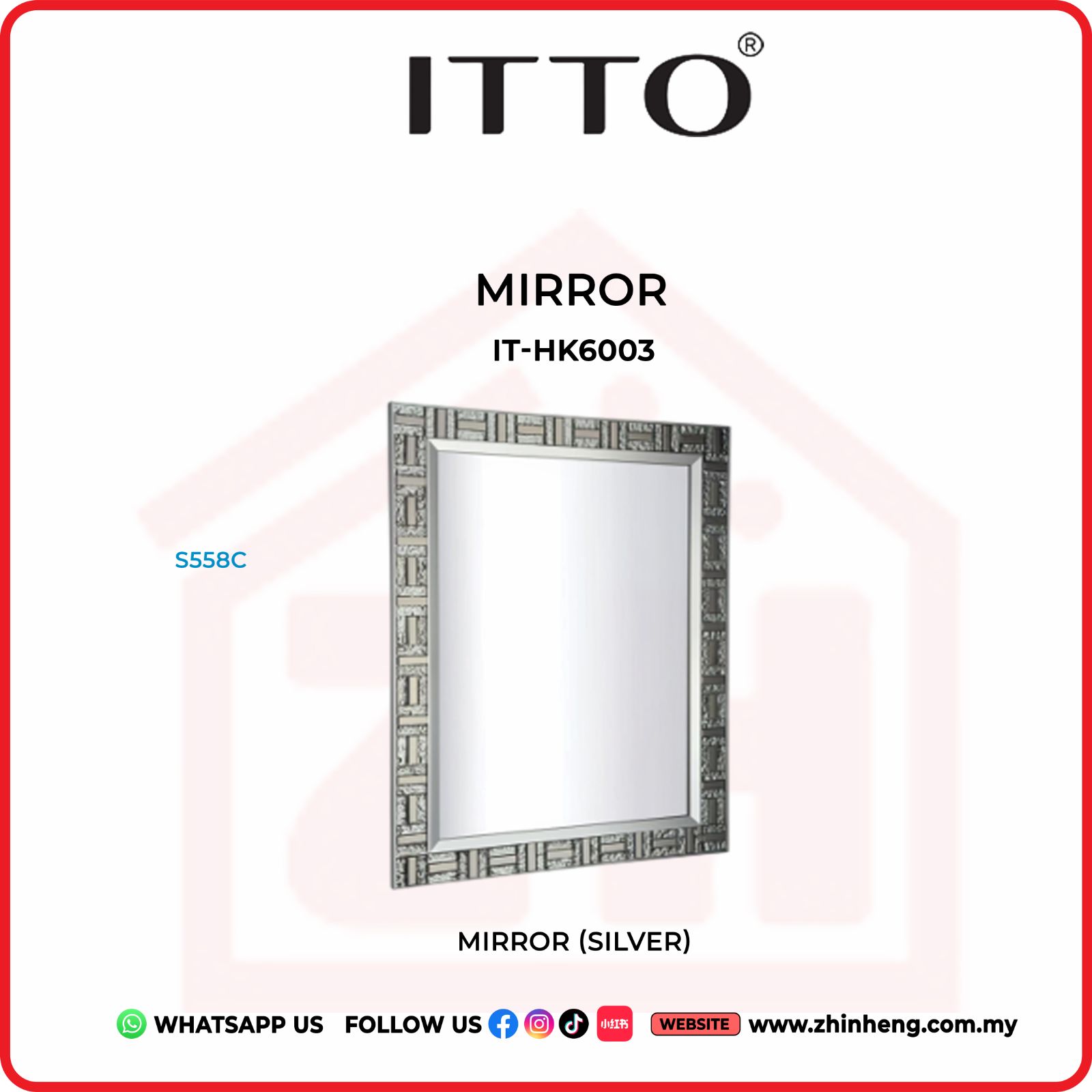 ITTO MIRROR ( SILVER ) IT-HK6003