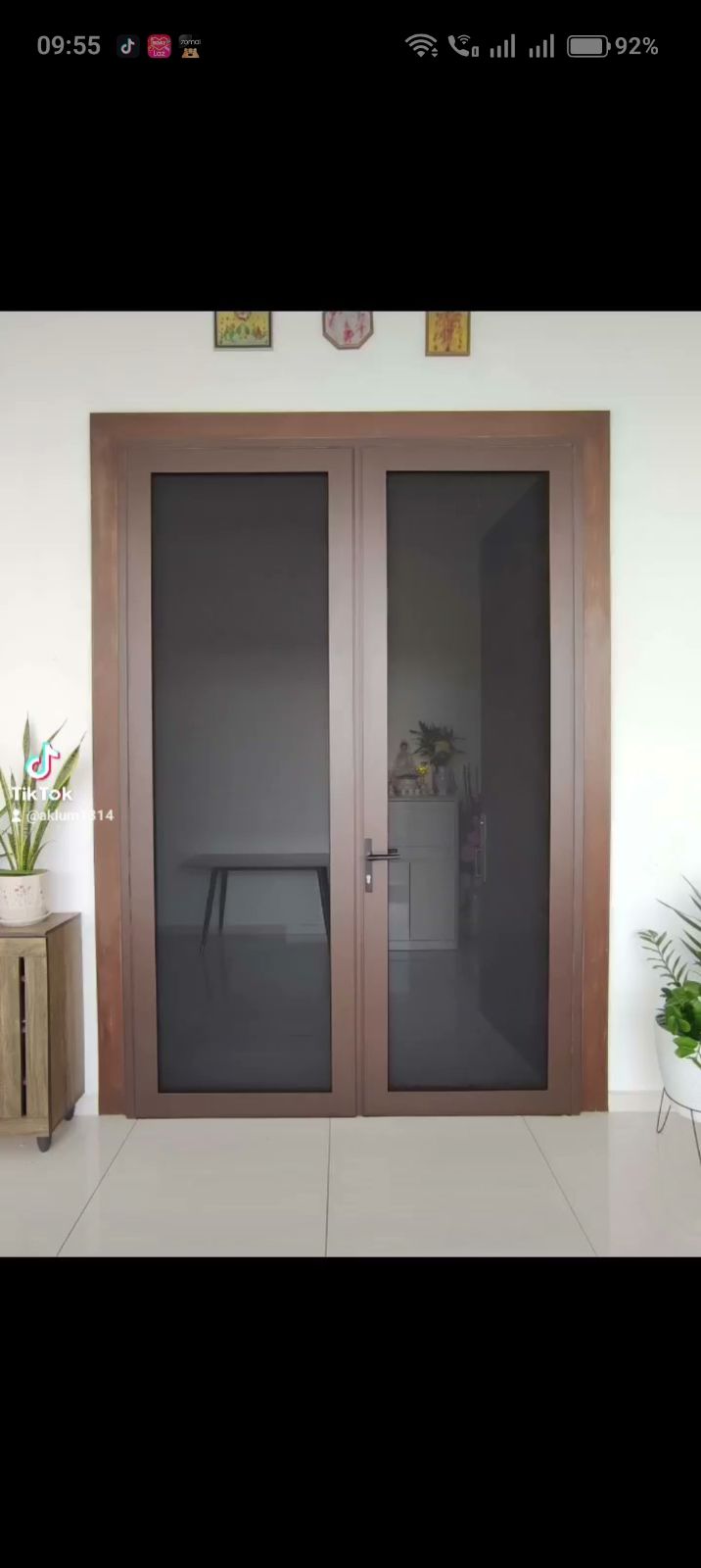 Heavy-Duty Security Mesh Swing Door