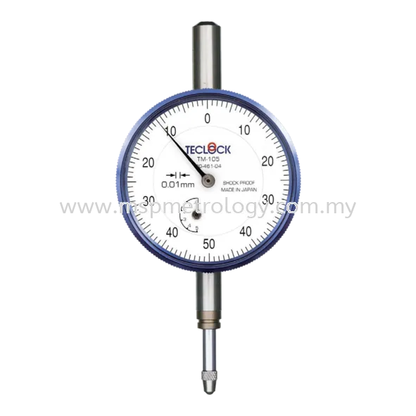 Teclock Dial Indicator,5mm/0.01mm  TM-105 (Comparator Type / For Bore gauge use)