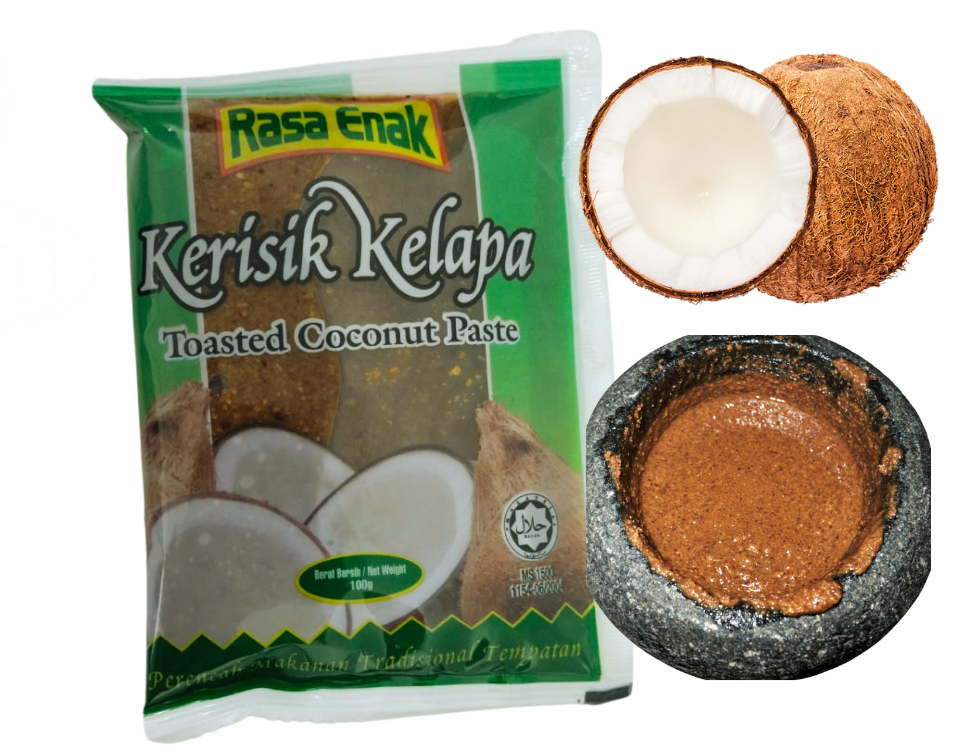Toasted Coconut Paste Rasa Enak Brand 100 Grams RM2.45 X 12 Units C.Dwi Makmur