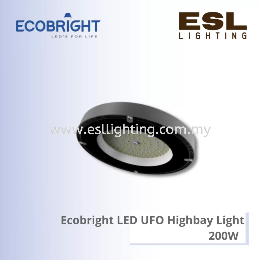 ECOBRIGHT LED UFO Highbay Light with / without Reflector 200W - EB-UFO200 IP65