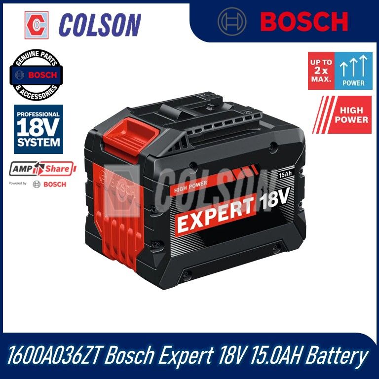 BOSCH 1600A036ZT Bosch Expert 18V 15.0AH Battery
