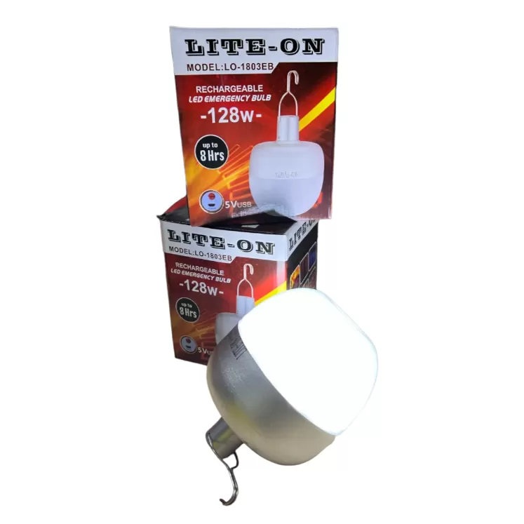Lite-On 128W Rechargeable LED Emergency Bulb 